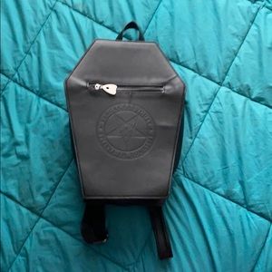 BlackCraft Cult Faux Leather Coffin Bag